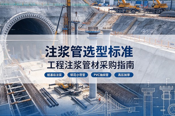 南浔注浆管选型标准