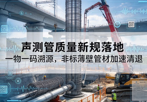 南浔声测管质量新规落地，一物一码溯源，非标薄壁管材加速清退
